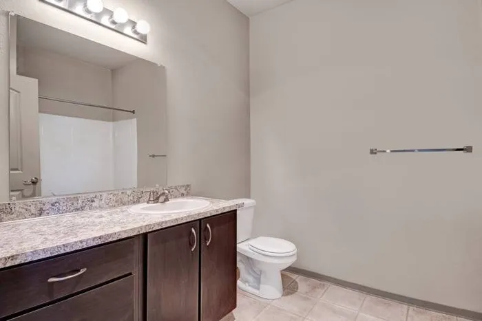 Bathroom with Extra Cabinet Space | Tualatin OR Apartments | River Ridge