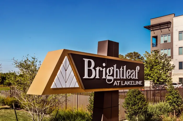 Monument Signage | Austin TX Apartments | Brightleaf at Lakeline Apartments