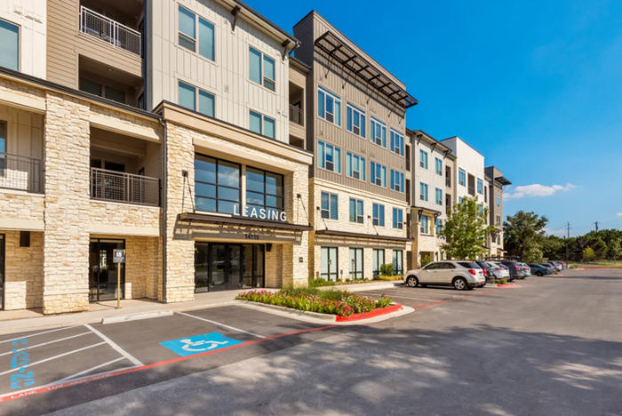 Exterior Building Entrance | Austin TX Apartments | Brightleaf at Lakeline Apartments