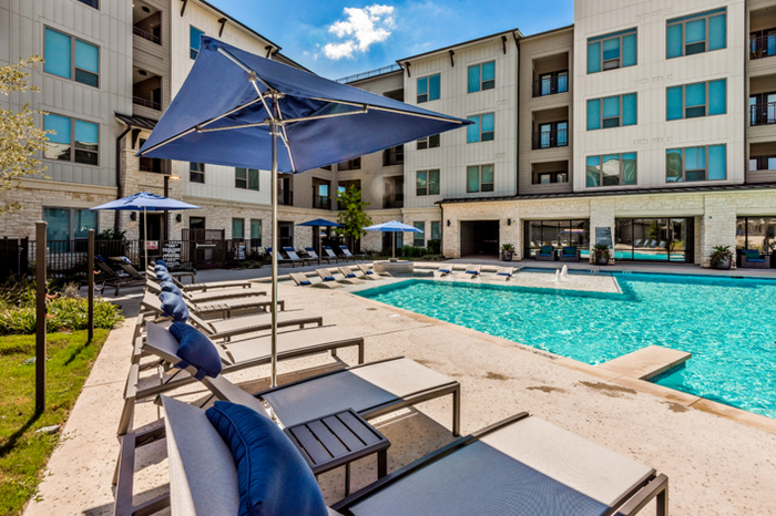 Outdoor Pool | Apartments in Texas | Brightleaf at Lakeline Apartments