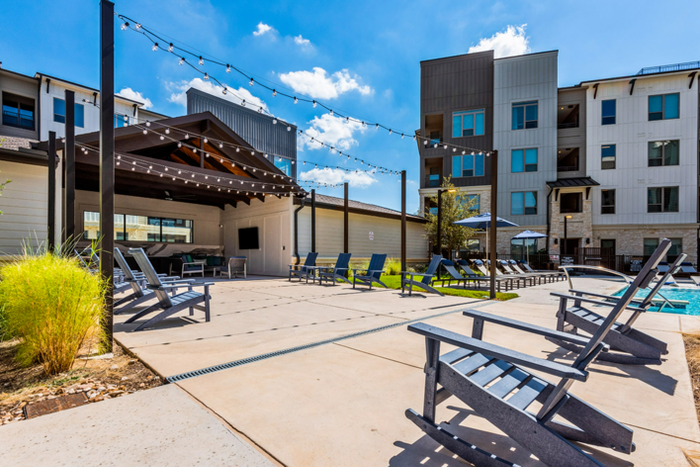 Outdoor Lounge | Apartments in Texas | Brightleaf at Lakeline Apartments