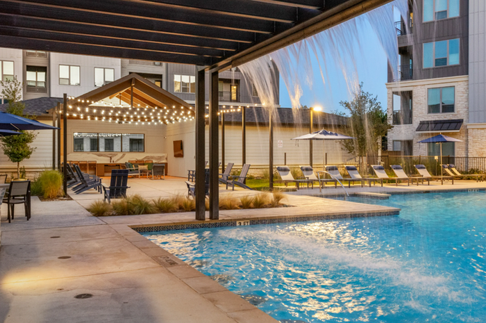 Outdoor Pool | Apartments in Texas | Brightleaf at Lakeline Apartments