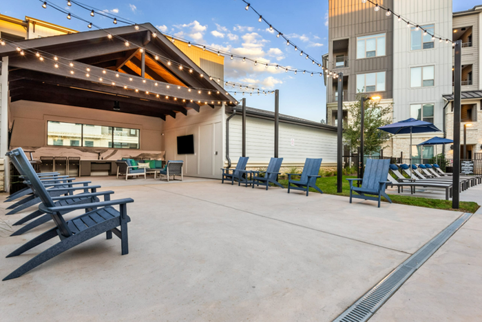 Outdoor Lounge | Apartments in Texas | Brightleaf at Lakeline Apartments
