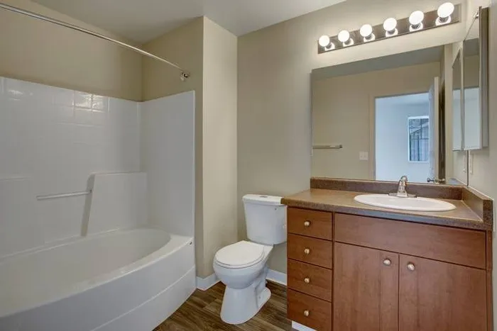 Renovated Bathroom (21-07504) | Apartments and Townhomes in Puyallup WA | Brookstone