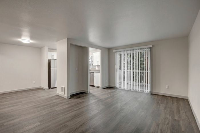 Patio with Storage Closet | Apartments in Everett WA | Charter Club