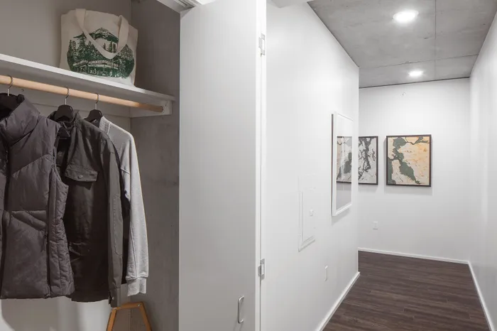 NV unit closet and hallway