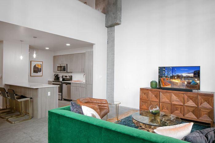 NV unit living room and kitchen