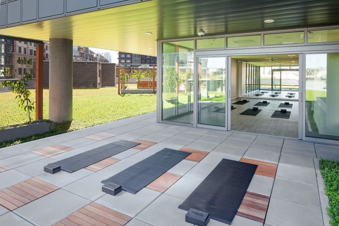 NV outdoor yoga space