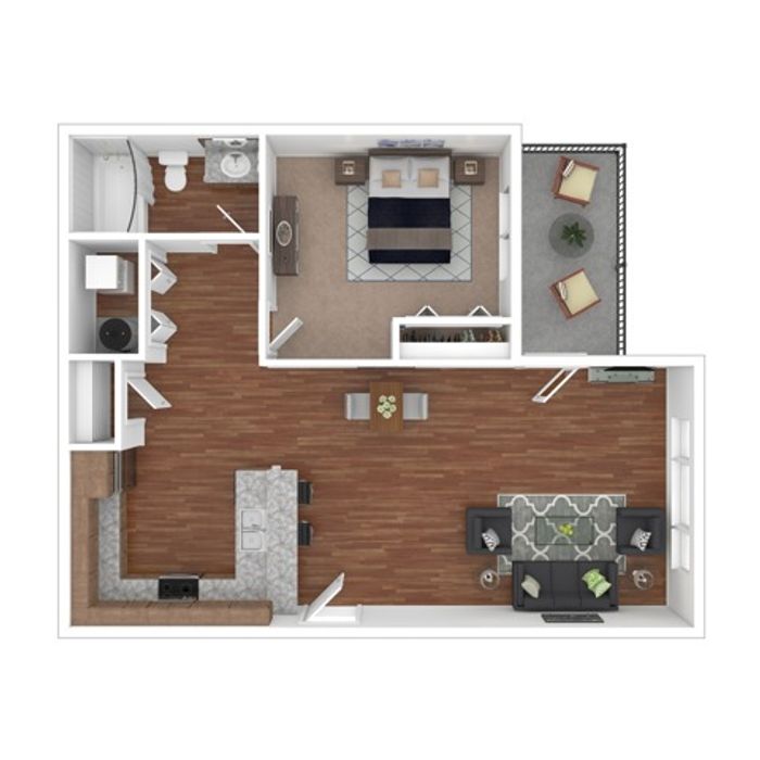 One Bedroom Apartments | Apartments in Bend OR | Bellevue Crossing Apartments