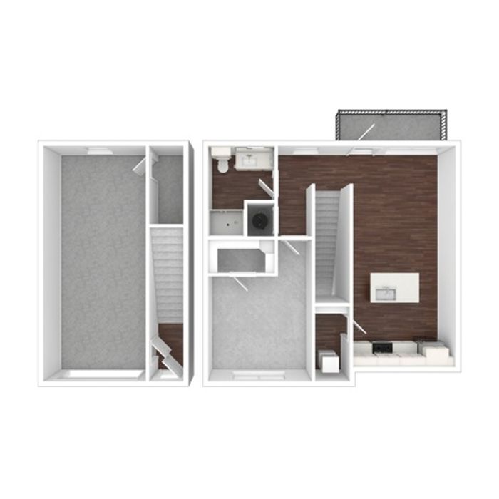 One Bedroom One Bath | Apartments in Austin TX | Brightleaf at Lakeline Apartments