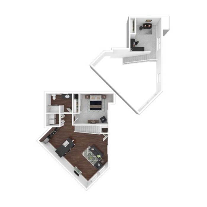 One Bedroom | Apartments in DuPont | Trax at DuPont Station