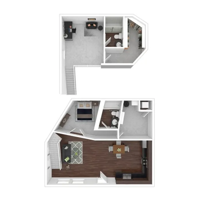 Two Bedroom | Apartments for Rent in DuPont Washington | Trax at DuPont Station