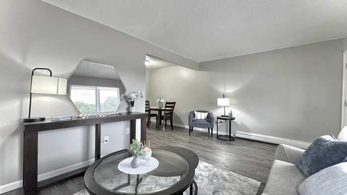 Living Room & Dining Space