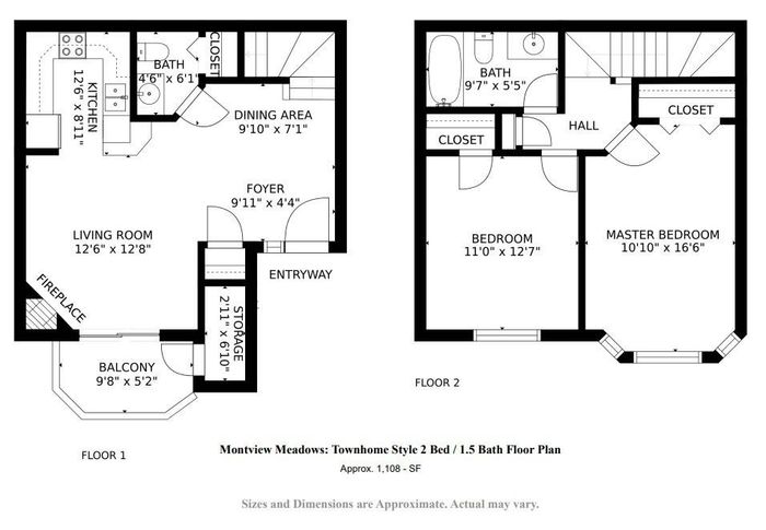 Montview Meadows 2 bed townhome