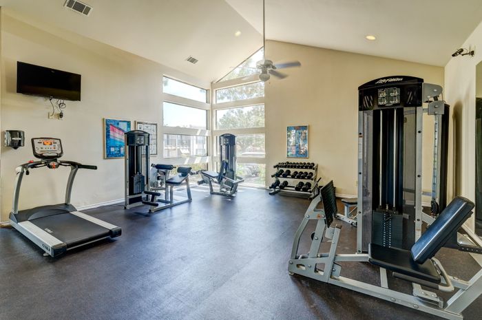 Huge fitness area to get your workout in