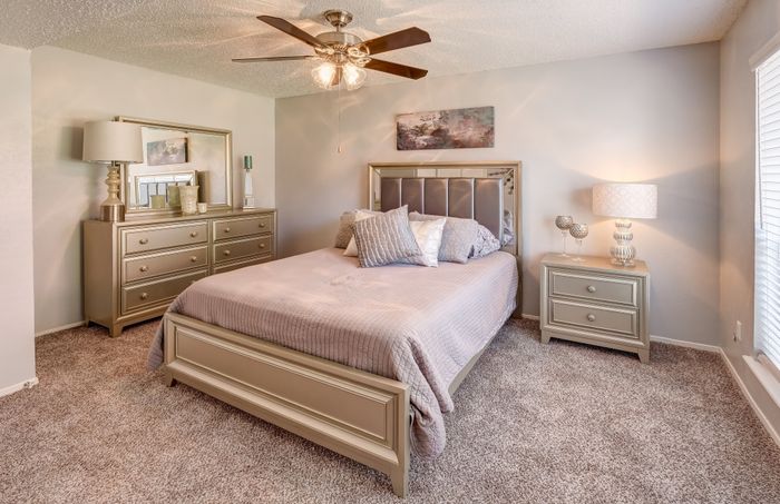 Cozy spacious bedrooms