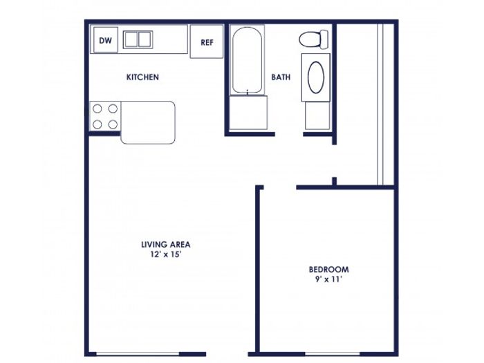 One Bedroom One Bath