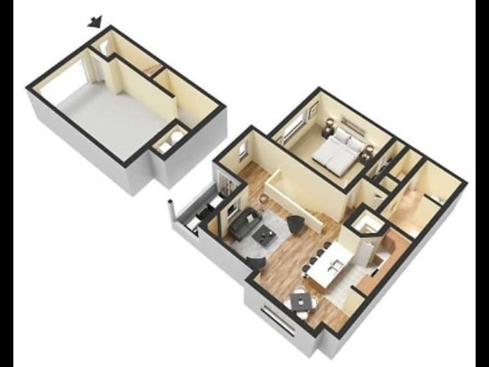 Beethoven One bed One Bath 835 sqft