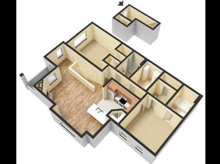 Vivaldi - Two bed Two bath - 1215 sq ft