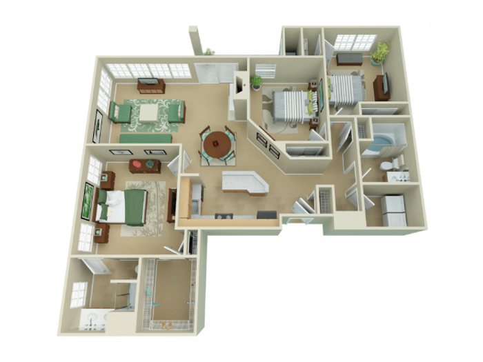 Hillview - Three Bedroom Two Bathroom