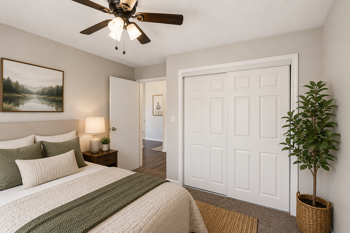 alcovy bedroom