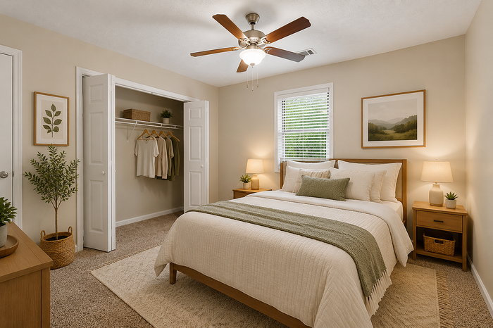 alcovy bedroom