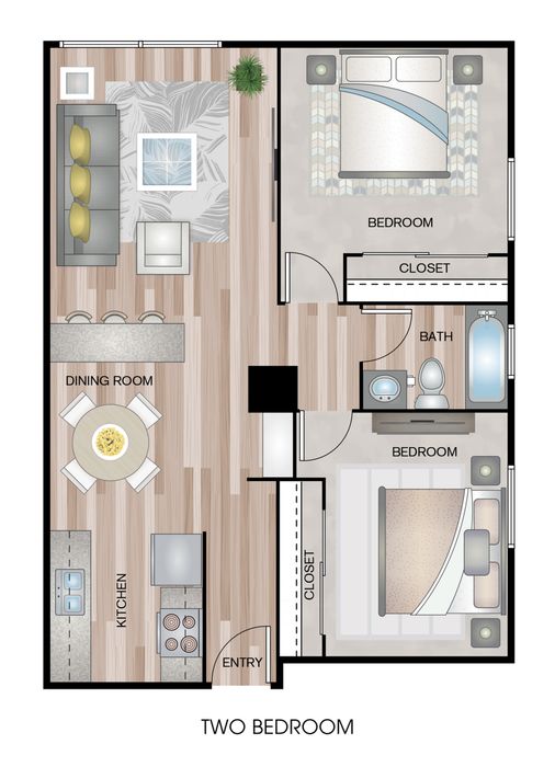 2 Bedroom