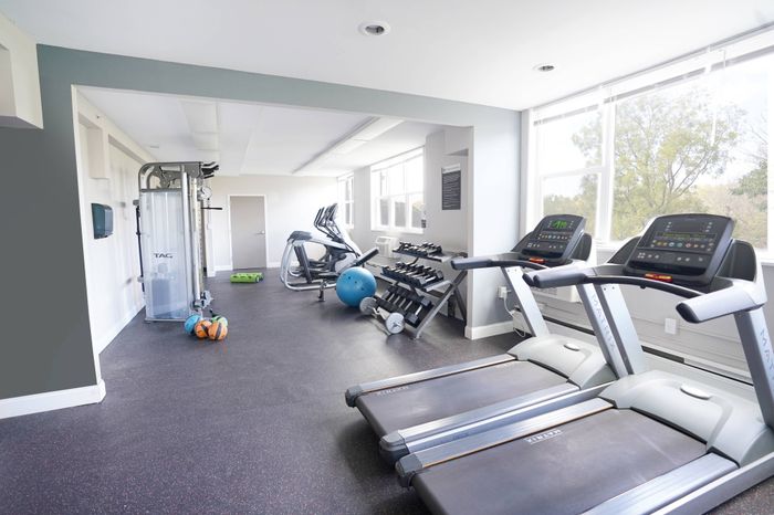 Apartments for Rent in Allentown PA - Regency - Gym with Machines, Equipment, and Windows