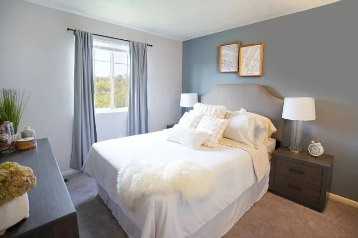 Jefferson Hills, PA Apartments - Heritage Hills - Spacious Bedroom With Plush Carpet Flooring And A Window For Natural Light