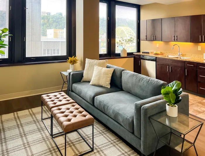 Apartments at Riverview Living Area