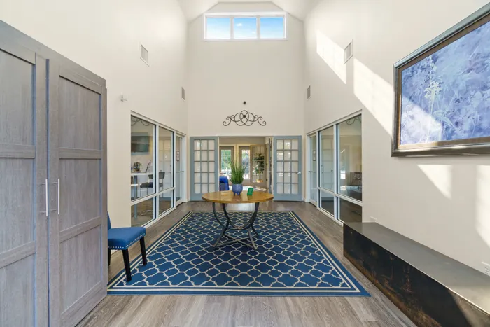 Clubhouse entryway at Apartments at Bel Air.