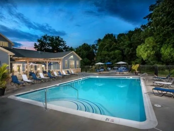 Outdoor swimming pool at Apartments at Bel Air.