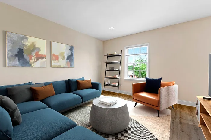 Living Room Market Street Flats in West Chester Borough