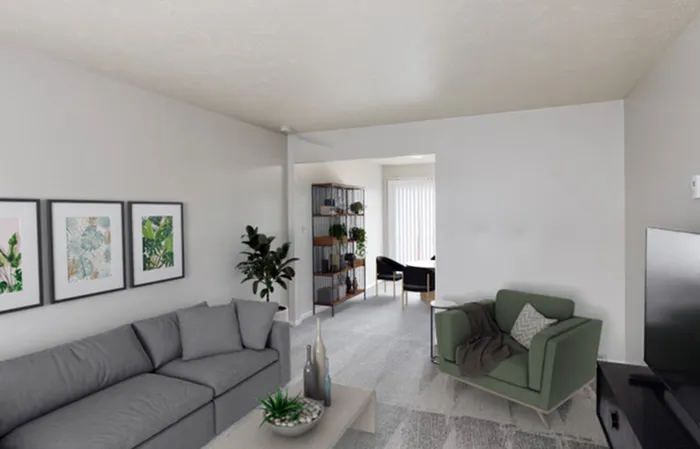 Living Room to Dining Room