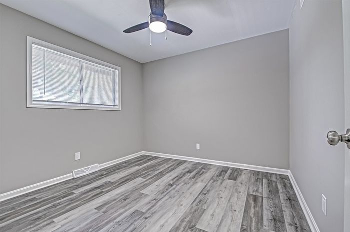 townhome secondary bedroom modern clean updated