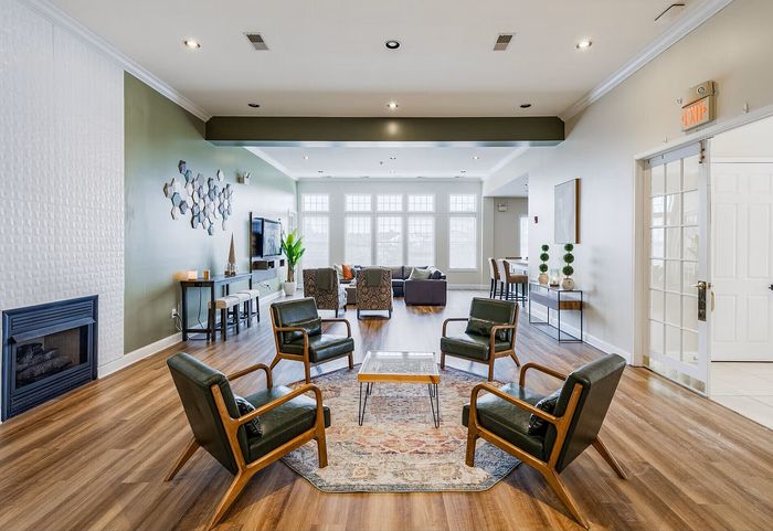 Bright and inviting community clubhouse