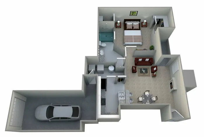 1Bedroom 1Bath