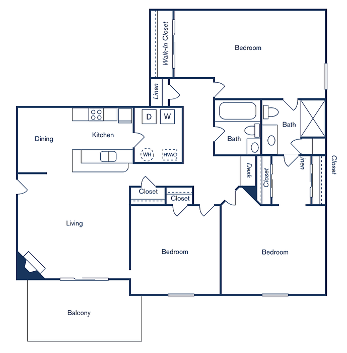 3x2 1321 sqft