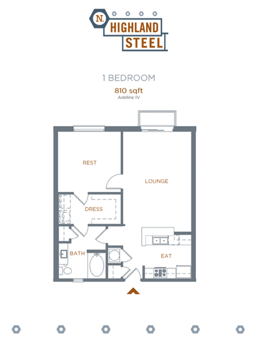 1 bed 1 bath