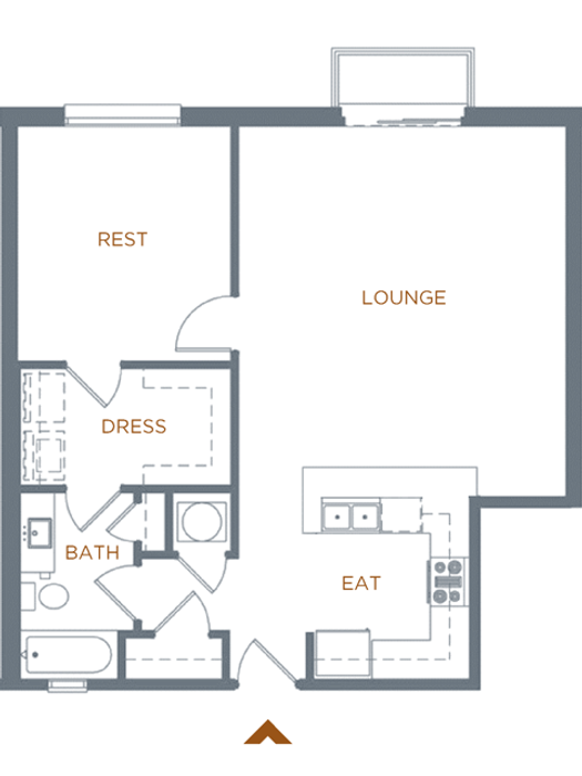 1 bed 1 bath