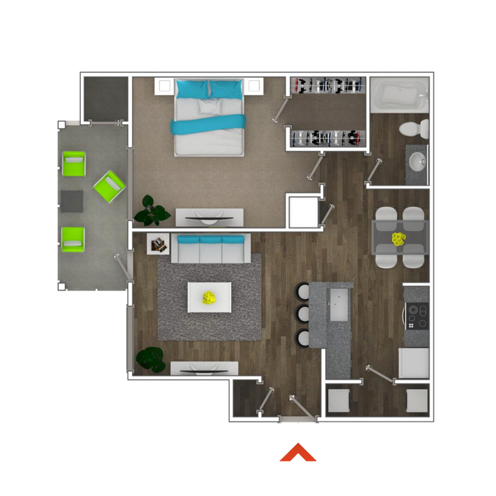 1 Bedroom D