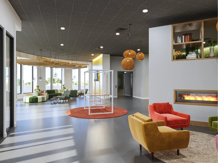 Leasing Lobby | Student Apartments in Champaign, IL | Pacifica on Green