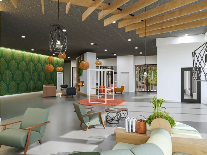 Leasing Lobby | Student Apartments in Champaign, IL | Pacifica on Green