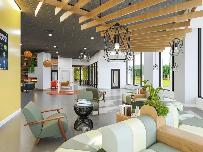 Leasing Lobby | Student Apartments in Champaign, IL | Pacifica on Green
