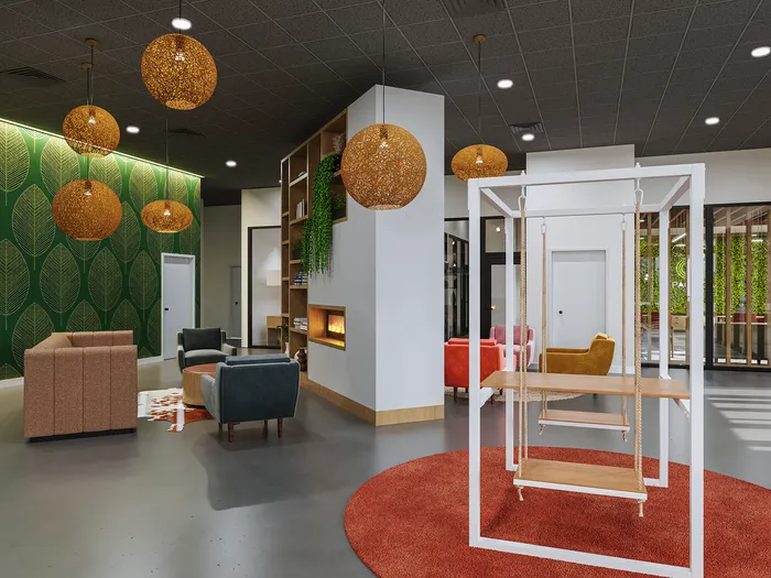 Leasing Lobby | Student Apartments in Champaign, IL | Pacifica on Green