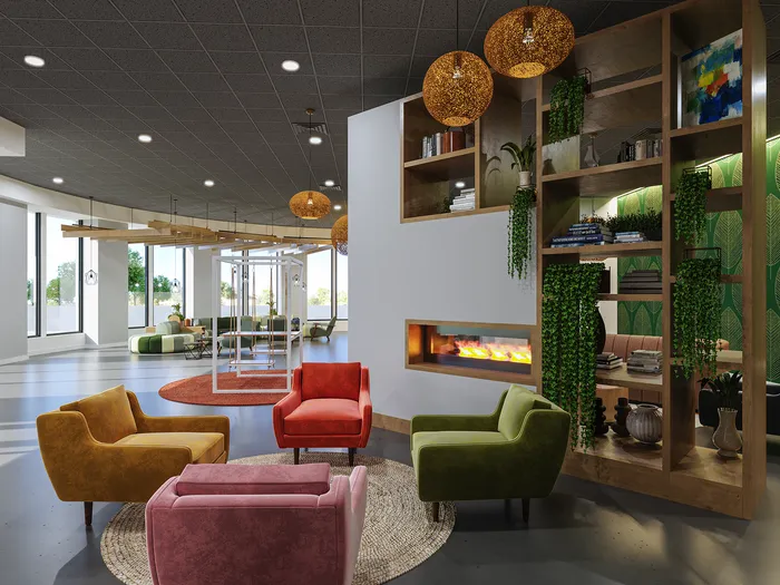 Leasing Lobby | Student Apartments in Champaign, IL | Pacifica on Green