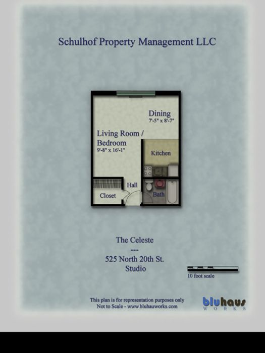 The Celeste Studio Apartment - Schulhof Properties