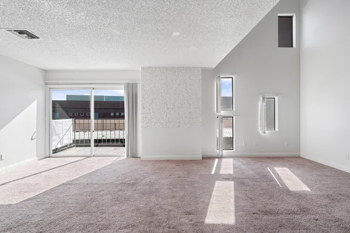 Big living room with stylish, quality flooring.