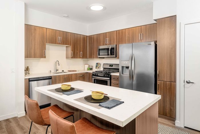 kitchen at arte west apartments