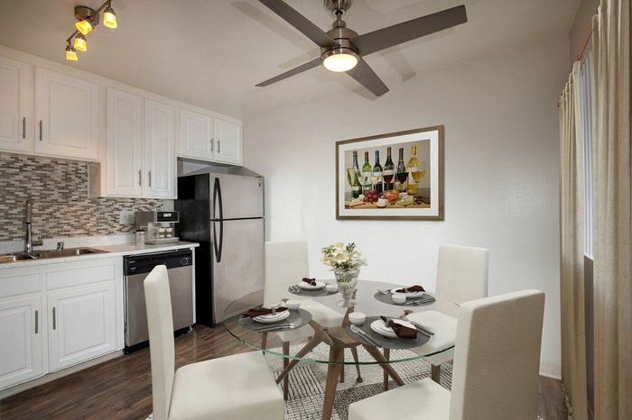 kitchen with room for dining table
